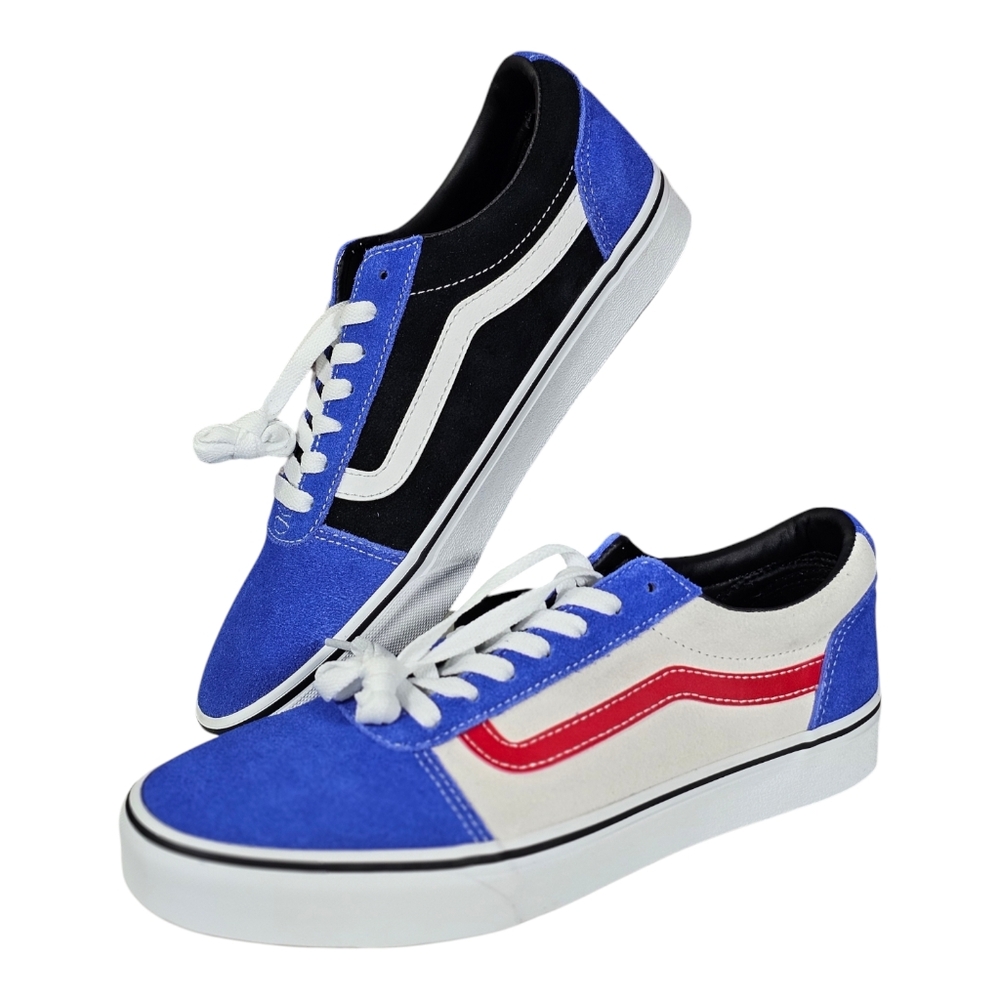 NWOT Vans Ward Lo "Rally‎ Suede Dazzling Blue" sneakers